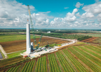 Laflora Energy vēja parka būvniecība